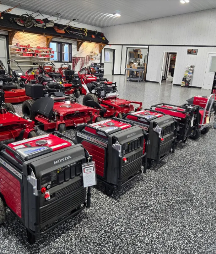 Honda engine available and serviced at Miller Power LLC
